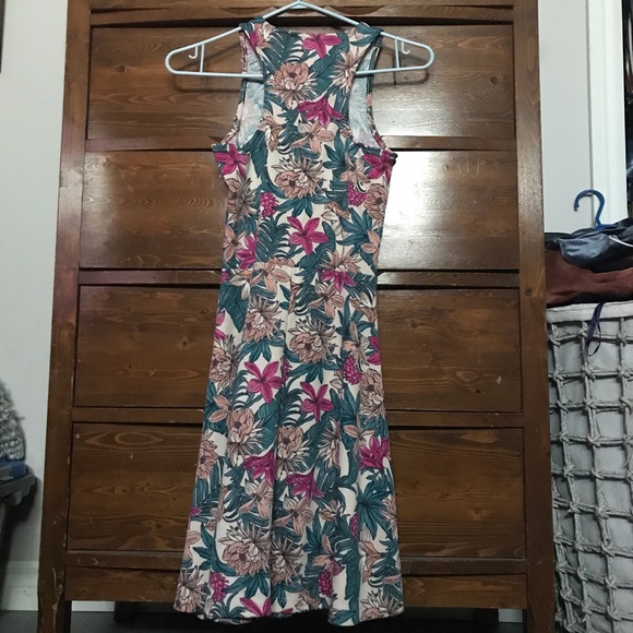 H&M floral sleeveless skater dress xs - Picture 2 of 3